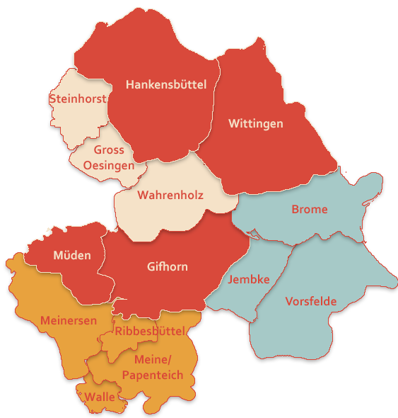 Die LandFrauenvereine im Kreisverband Gifhorn